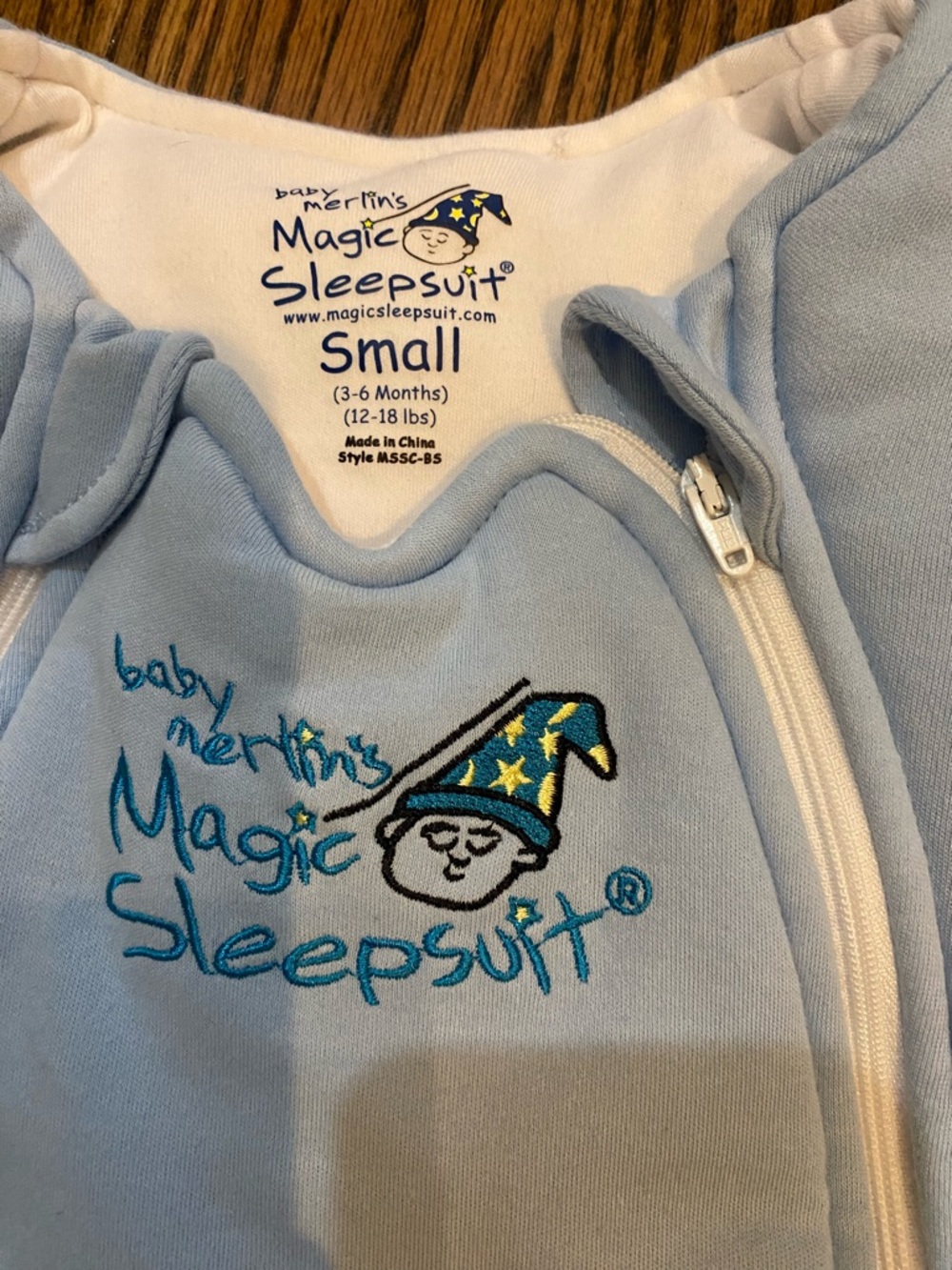 Baby Merlin Magic Sleepsuit - Picture 2 of 3